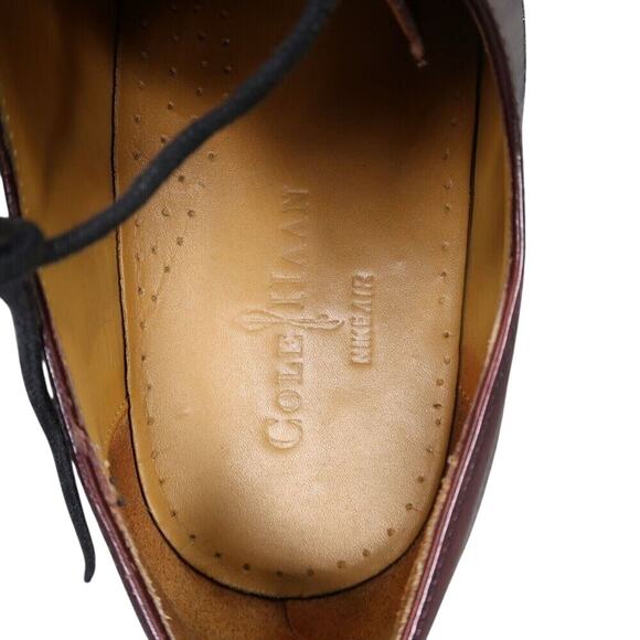 Cole Haan Shoes Men 11.5 Oxford Derby Classic Fashion Leather Formal Dress Brown